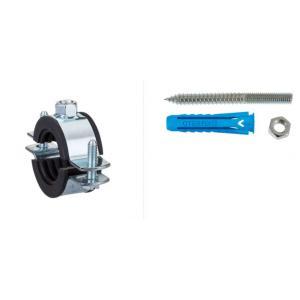 Collare isofonico con gomma  1 pollice - 8331