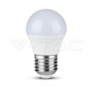 Lampadina led g45  21867 vt-290-chip samsung-e27 6,5w 4000k
