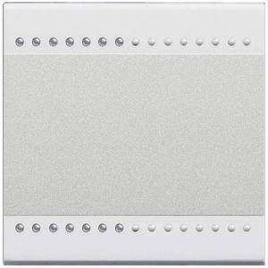 Livinglight copritasto 2 funzioni 2 moduli colore bianco n4911m2n
