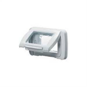 System placca stagna autoportante ip55 3p colore bianco nuvola gw22451