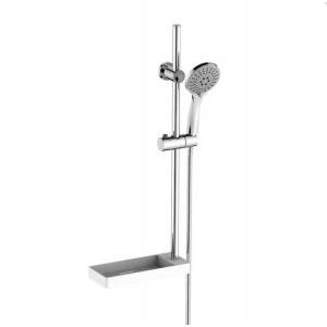 Saliscendi idro-bric rodi blisal0147cr - cromato con mensola bianca