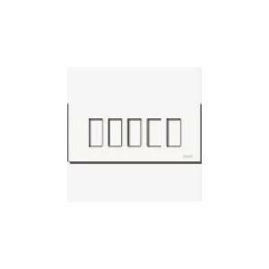 Placca 5 fori avorio serie 8000 08639.a