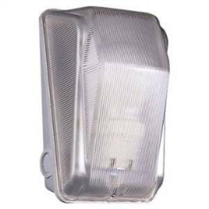 Plafoniera rettangolare 75w attacco e27 incandescenza gw80401