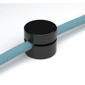 Fissaggio a parete creative-cables fcp01nerx2-passacavo universale- 2 pezzi nero