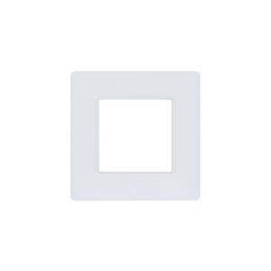 Plana placca 2 moduli tecnopolimero  colore bianco 14642.01