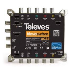 Multiswitch telves nevoswitch dcss 5 ingressi - 2 uscite -714101