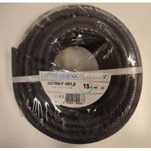 Cavo multipolare h07rn-f  mh07rnf4g1,5ne15-15metri-4x1,5