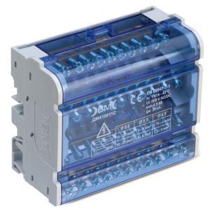 Ripartitore bm 4 poli 125a 11 connessioni - qm412511c
