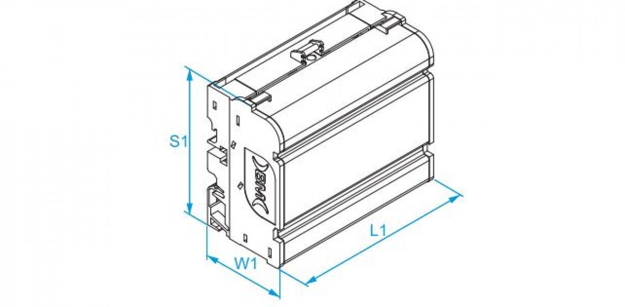 gruppo bm morsettiera modulare bm qm410011c-100a 4poli tetrapolare - foto 2