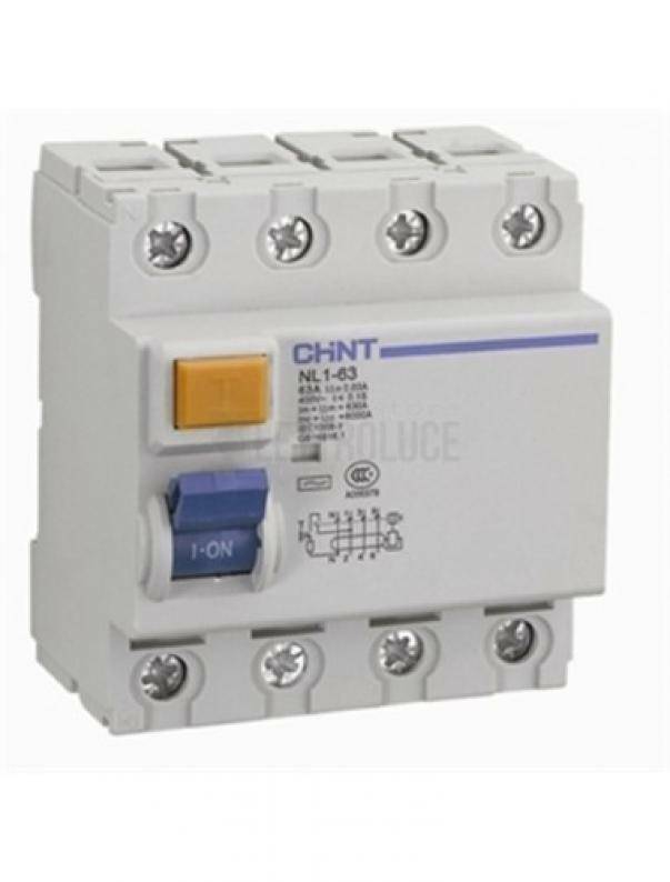 Interruttore differenziale puro Chint 4P 40A 6kA 30mA tipo AC -  200224 01