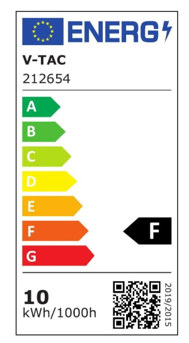 v-tac striscia led cob v-tac 212654 vt-cob 280-n- ip20 24v 6400k 10w/m-5metri - foto 6