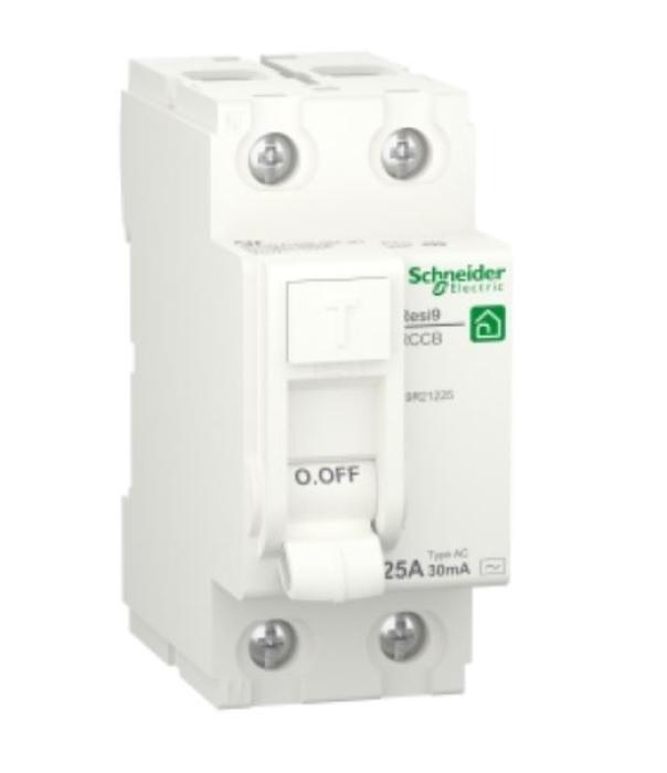 Interruttore differenziale Schneider Electric Resi9 2P 25A 30mA Tipo AC - R9R21225 01