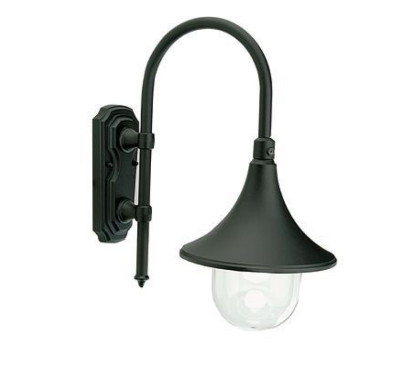 Lampada da parete Sovil Lampara 1xE27 max 60W nero - 347/06 01