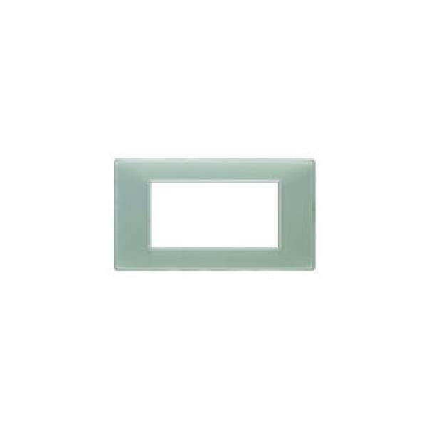 vimar vimar plana placca 4 moduli tecnopolimero colore reflex  menta 14654.44 - foto 3