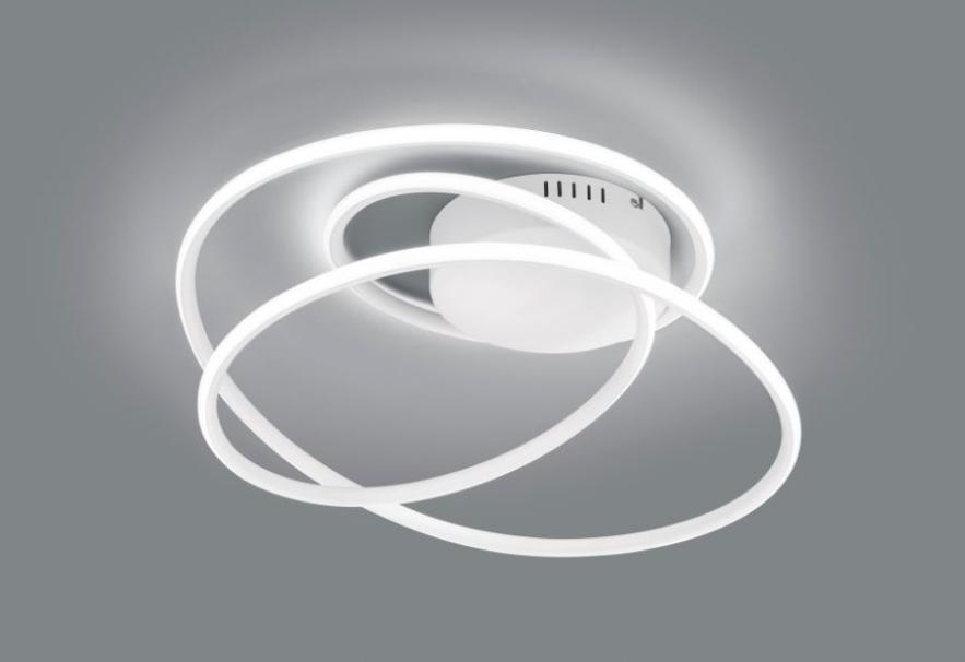 trio lighting bologna plafoniera led bianca dimmerabile r67051131 - foto 1