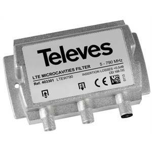 Filtro microcavita lte f 5...790 mhz selettivo 403301