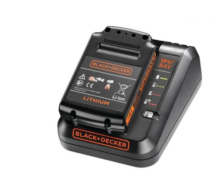black+decker caricabatteria e batteria da 2ah rapido black & decker bdc2a20-qw-18v litio - foto 1