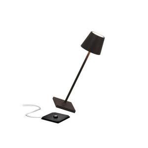 Lampada a led poldina  pro micro- ricaricabile-nero- ld0490d3