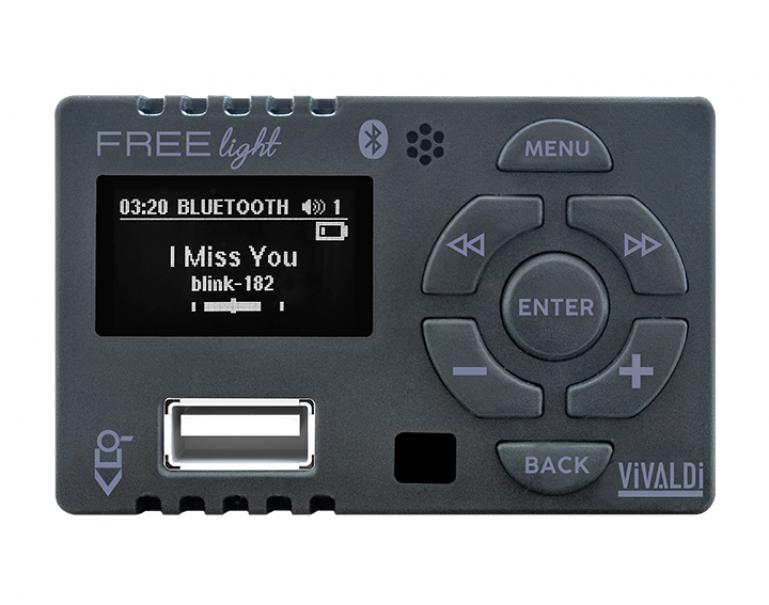 vivaldi amplificatore vivaldi giove freelight.b - compatto per 503 con lettore usb e bluetoooth - foto 1