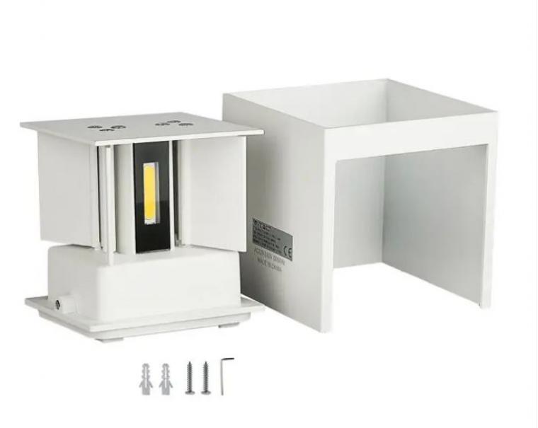 v-tac lampada da parete led v-tac 217088 vt-759-n - ip65 5w 4000k-bianco - foto 2