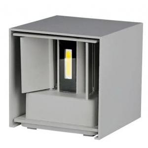 Lampada da parete led  217080 vt-759-n - ip65 5w 3000k-grigio
