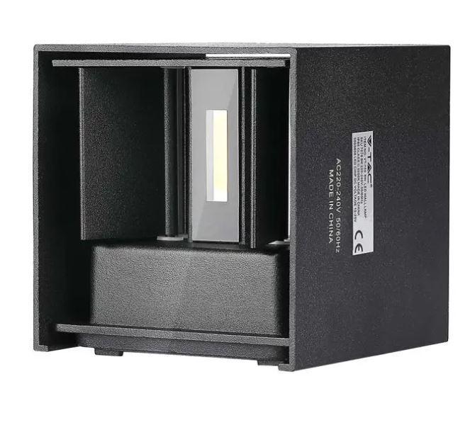 v-tac lampada da parete led v-tac 217078 vt-759-b-n - 5w 3000k ip65 - foto 1