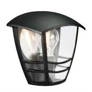 Consumer applique creek colore nero per esterno 60w e27 915002790302 153873016