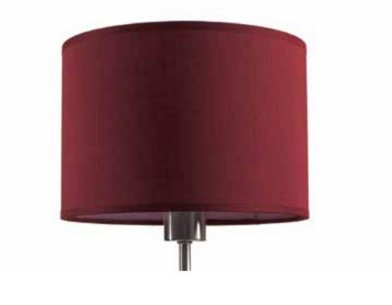 paralumi nencini paralumi nencini paralume cilindro teletta diametro 40cm colore bordeaux attacco e27 40w 9078 - foto 1