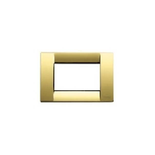 vimar vimar placca 3 moduli colore oro serie idea 16733.32 - foto 1