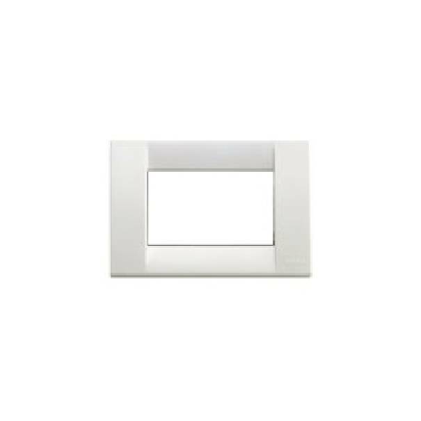 vimar vimar placca 3 posti colore bianco brillante serie idea 16743.01 - foto 1