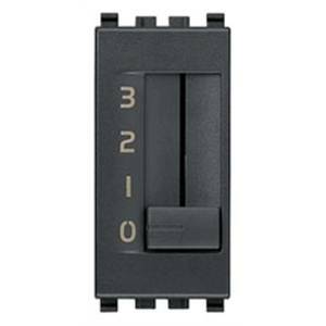 Eikon commutatore 1p 6(2) a 250 v colore grigio 20095
