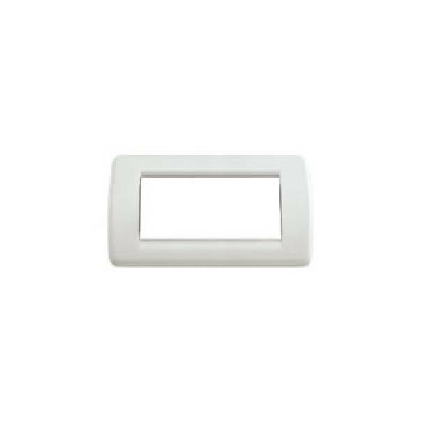 vimar vimar placca 4 moduli rondo' bianca serie idea 16764.04 - foto 1