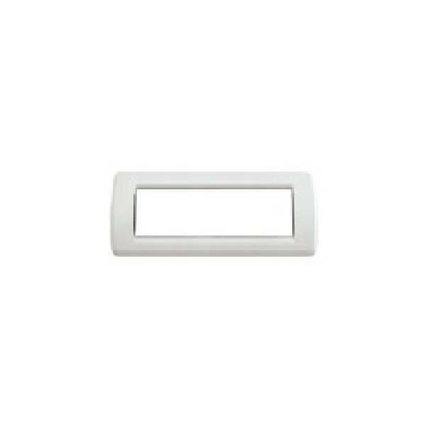 vimar vimar placca 6 moduli rondo' bianca serie idea 16766.04 - foto 1