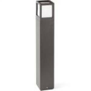 Paletto onze 65 cm attacco e27 20w da esterno colore grigio 70761