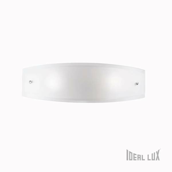 ideal lux ideal lux applique ali ap2 in vetro colore bianco 60w attacco e27 26558 - foto 1