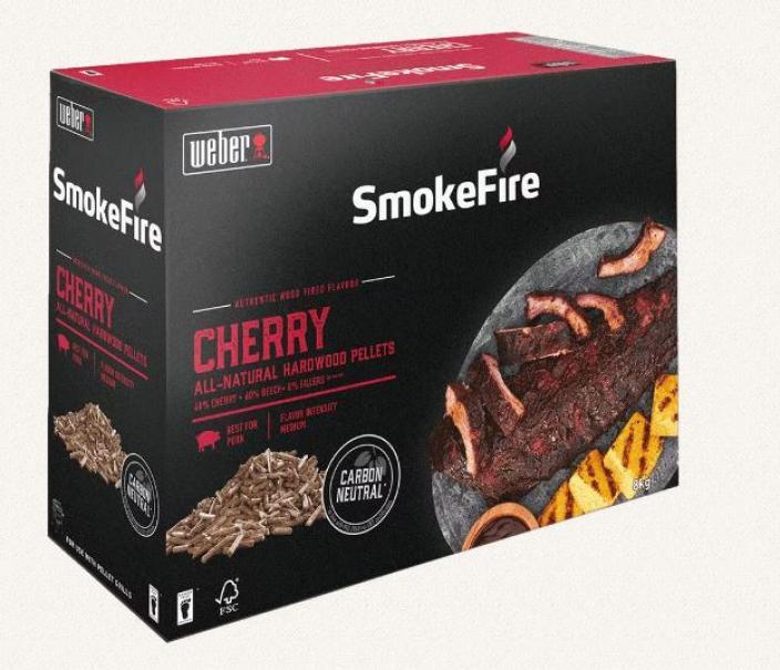 weber pellet di legno weber 18293- ciliegio-8kg - foto 1