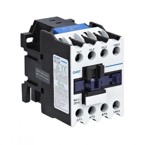 chint contattore serie nc1 chint 221852- nc1-25.10/110v - 3p 25a 1na - foto 1