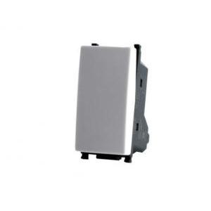 Pulsante unipolare gem compatibile vimar plana 14008 10a bianco - 605b gem-f605bi