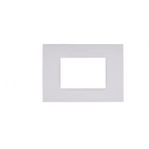 Placca tecnopolimero art compatibile con bticino livinglight lna4803bi 3moduli bianco - 8003- 01 art-p8003-bi