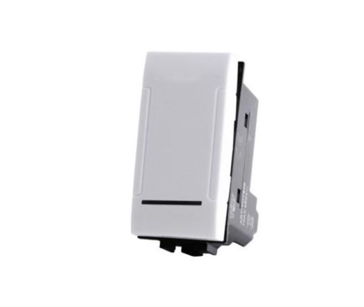 Deviatore unipolare Art compatibile con Bticino Livinglight L4003N 16A bianco - 803B 01