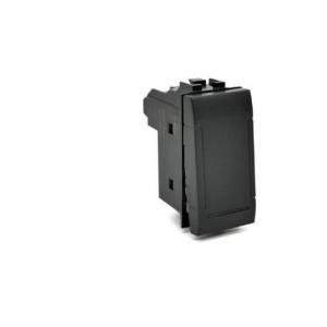 Deviatore unipolare art compatibile con bticino livinglight l4003n 16a nero - 803n art-f803ne