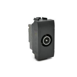 Presa tv passante art compatibile bticino livinglight ln4202p14 nero - 834n - art-f834ne