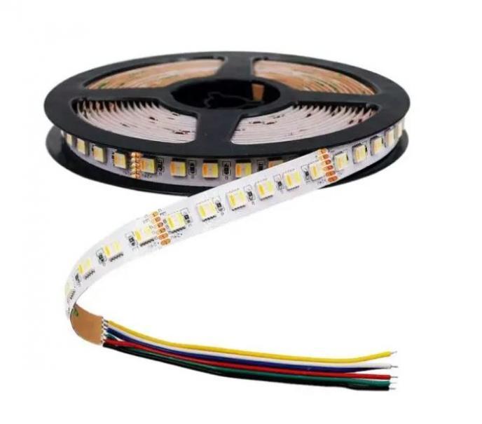 v-tac striscia led v-tac 2895 vt-5050 60 -24w/m 24v 3in1+rgb ip20 - foto 1