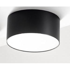 Plafoniera led cloe 65 g.e.a.luce gpl243c-16w 3000k-nero opaco