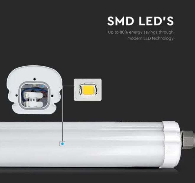 v-tac plafoniera led v-tac 216286 vt-1574-n- 48w 6500k 150cm - foto 4