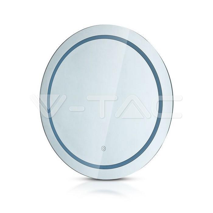 Specchio led V-tac 25w con Interruttore touch 3000-6400k IP44  VT-8602 - 40491 - 2140491 01
