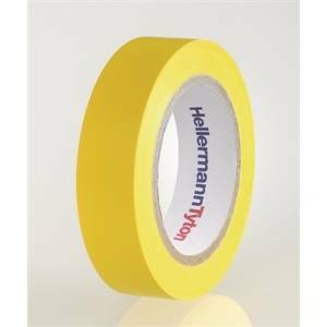 Hellermann tyton helatape flex 15 - nastro isolante in pvc multiuso colore giallo 710-00102