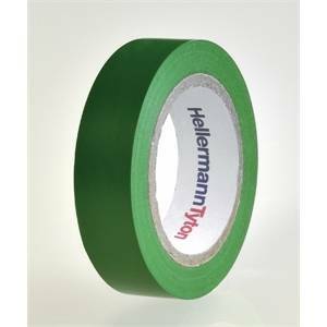 Hellermann tyton helatape flex 15 - nastro isolante in pvc multiuso colore verde 710-00103