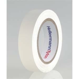 Hellermann tyton helatape flex 15 - nastro isolante in pvc multiuso colore bianco 710-00105