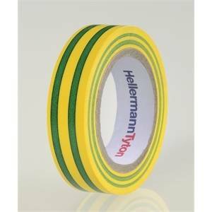 Hellermann tyton helatape flex 15 - nastro isolante in pvc multiuso colore giallo verde 710-00106